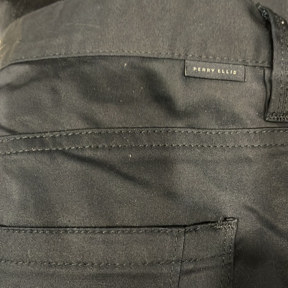 PERRY ELLIS CASUAL/DRESS PANTS IN DARK NAVY BLUE COTTON - Picture 5 of 7